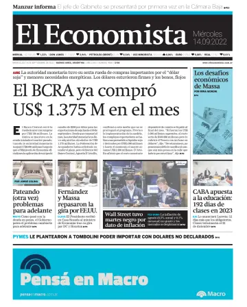 El Economista (Argentina) - 14 Sep 2022