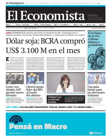 El Economista (Argentina) - 23 Sep 2022