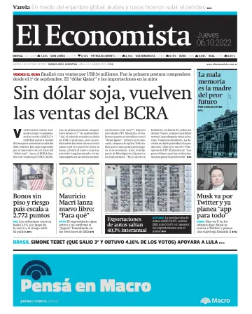 El Economista (Argentina) - 6 Oct 2022