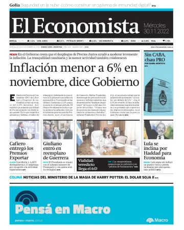 El Economista (Argentina) - 30 Nov 2022