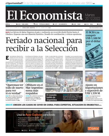 El Economista (Argentina) - 20 Dec 2022