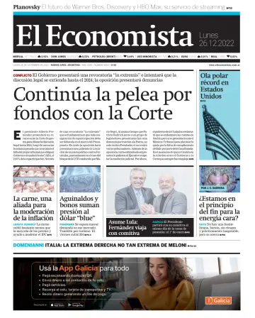 El Economista (Argentina) - 26 Dec 2022