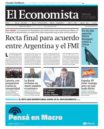 El Economista (Argentina) - 21 Jul 2023