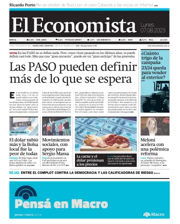 El Economista (Argentina) - 7 Aug 2023
