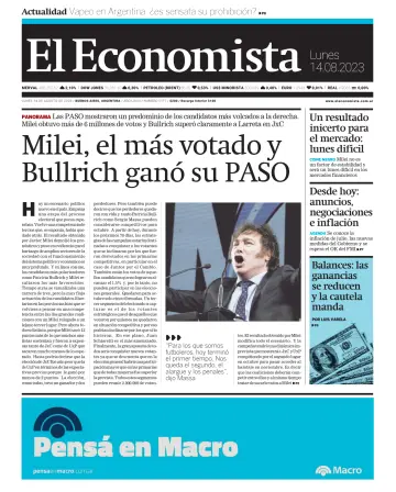 El Economista (Argentina) - 14 Aug 2023