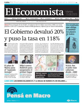 El Economista (Argentina) - 15 Aug 2023