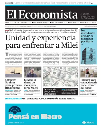 El Economista (Argentina) - 17 Aug 2023