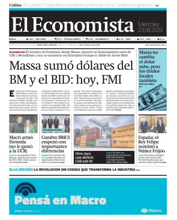 El Economista (Argentina) - 23 Aug 2023