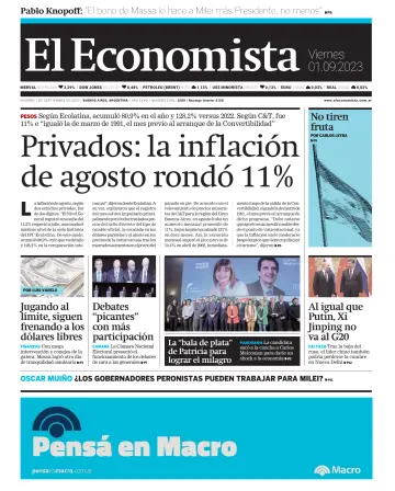 El Economista (Argentina) - 1 Sep 2023