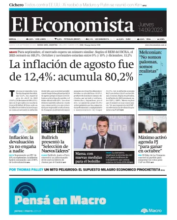 El Economista (Argentina) - 14 Sep 2023