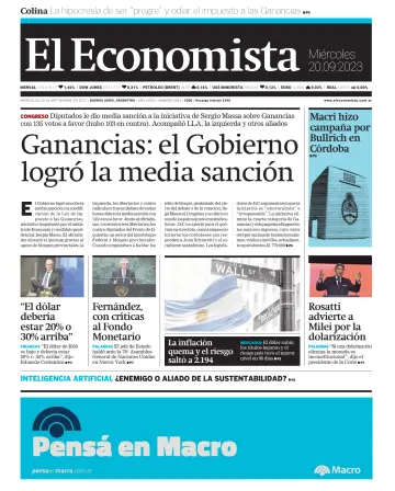 El Economista (Argentina) - 20 Sep 2023