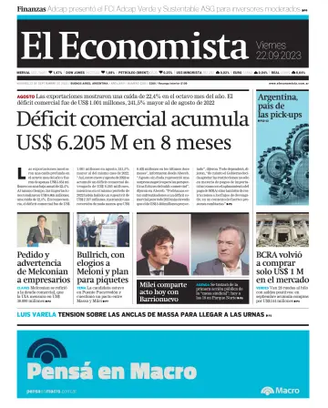 El Economista (Argentina) - 22 Sep 2023