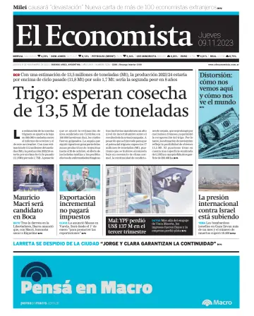 El Economista (Argentina) - 9 Nov 2023