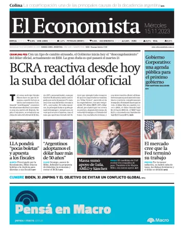 El Economista (Argentina) - 15 Nov 2023