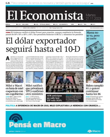 El Economista (Argentina) - 21 Nov 2023