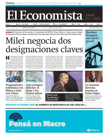 El Economista (Argentina) - 23 Nov 2023