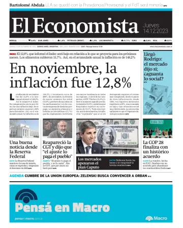 El Economista (Argentina) - 14 dez. 2023