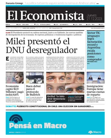 El Economista (Argentina) - 21 dez. 2023