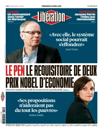 Libération - 22 Apr 2022