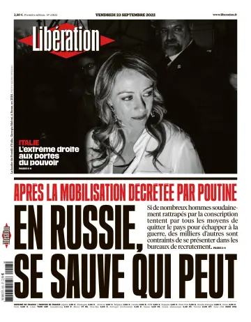 Libération - 23 Sep 2022