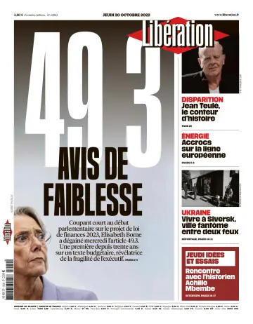 Libération - 20 Oct 2022