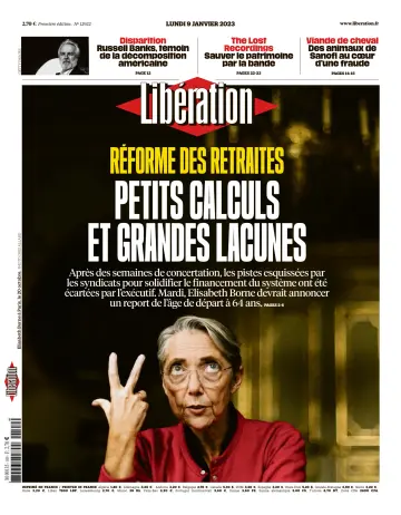 Libération - 9 Jan 2023