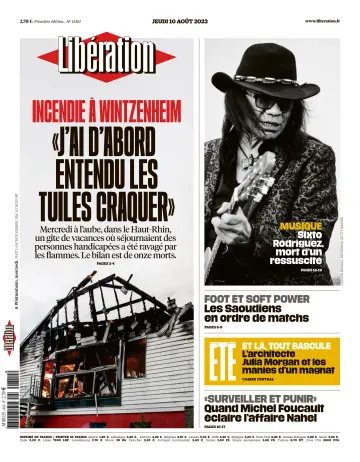 Libération - 10 Aug 2023