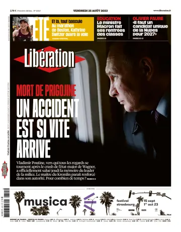 Libération - 25 Aug 2023