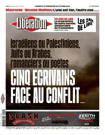 Libération - 21 Oct 2023