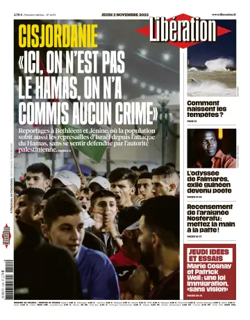 Libération - 2 Nov 2023