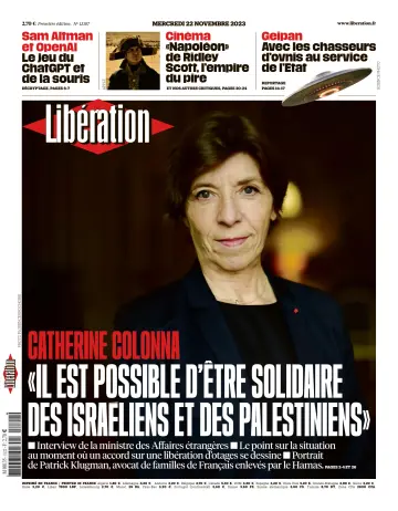 Libération - 22 Nov 2023