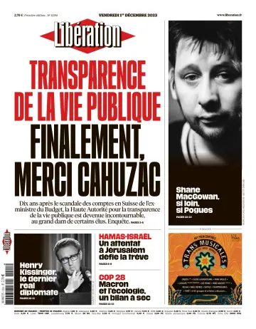 Libération - 1 Dec 2023