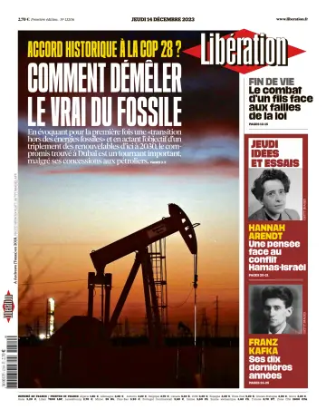 Libération - 14 Dec 2023