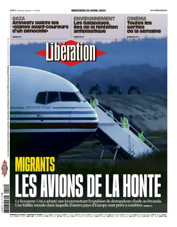Libération - 24 abr. 2024