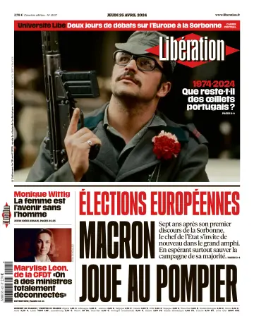 Libération - 25 апр. 2024