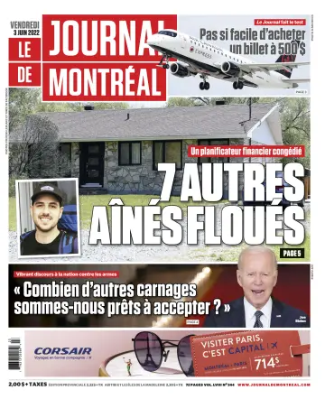 Le Journal de Montreal - 3 Jun 2022