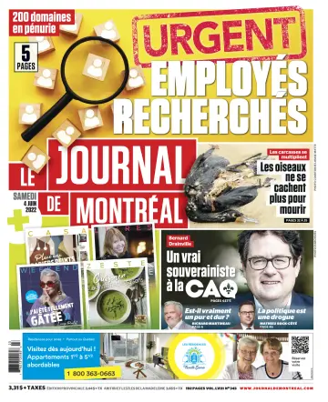 Le Journal de Montreal - 4 Jun 2022