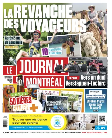 Le Journal de Montreal - 18 Jun 2022