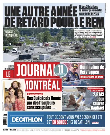 Le Journal de Montreal - 20 Jun 2022