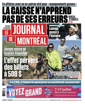 Le Journal de Montreal - 28 Jun 2022