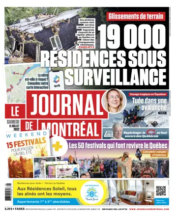 Le Journal de Montreal - 9 Jul 2022