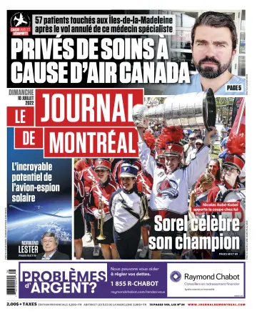 Le Journal de Montreal - 10 Jul 2022