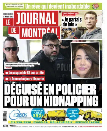 Le Journal de Montreal - 13 Jul 2022