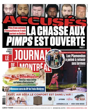 Le Journal de Montreal - 18 Jul 2022