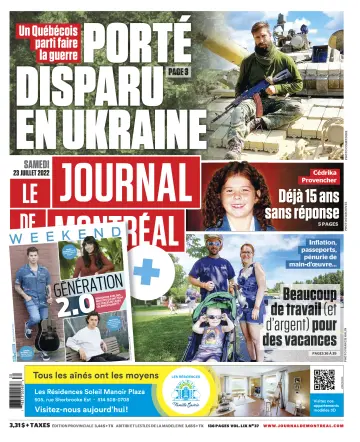 Le Journal de Montreal - 23 Jul 2022