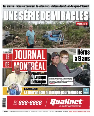 Le Journal de Montreal - 25 Jul 2022