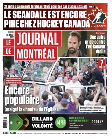 Le Journal de Montreal - 28 Jul 2022