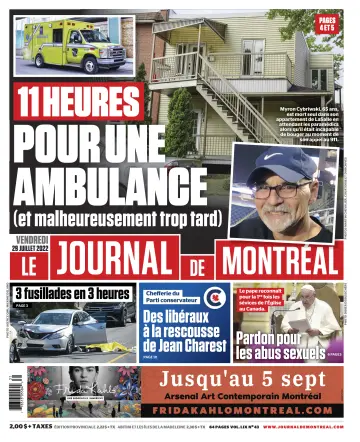 Le Journal de Montreal - 29 Jul 2022