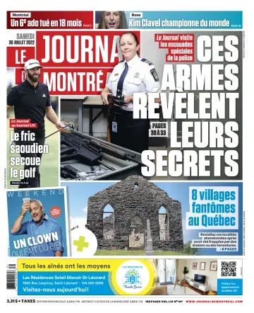Le Journal de Montreal - 30 Jul 2022