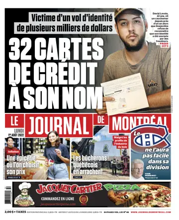 Le Journal de Montreal - 1 Aug 2022